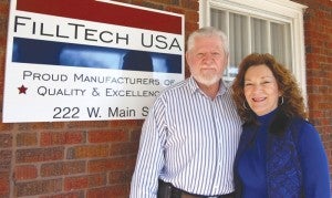 Filltech USA owners Dennis and Cookie Jones saved the company from closing in 2008 and have turned it into a successful, growing business. The company has made several donations to military personnel and this week donated 79,000 tubes of lip balm to men and women in the armed services.