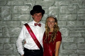 Submitted photo Alex Irvin and Emily Moore were chosen as Homecoming King and Queen for Gray Stone Day School.