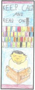 Ariel Mineran won first for 7- to 9-year-olds in the Rowan Public Library bookmarks contest.