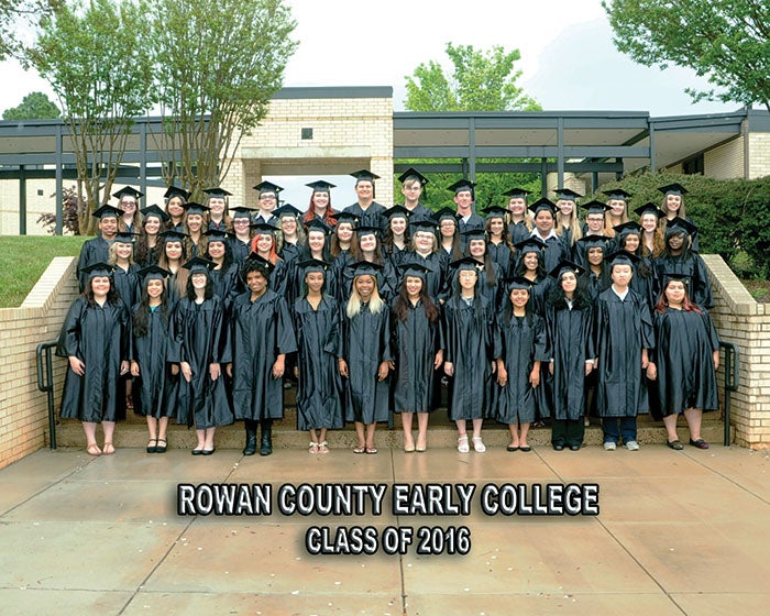 Graduation 2016: Rowan County Early College senior plans