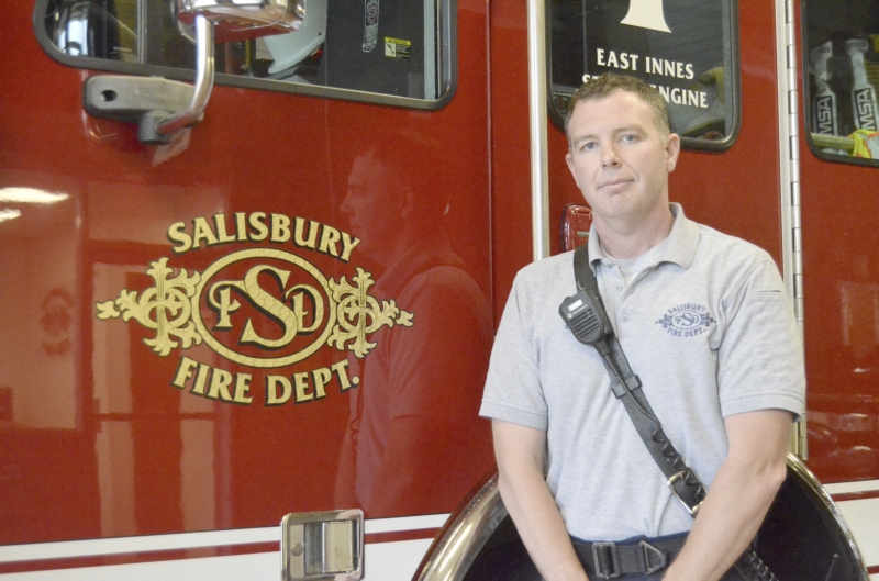 Salisbury firefighter James Garris recalls saving lives from burning