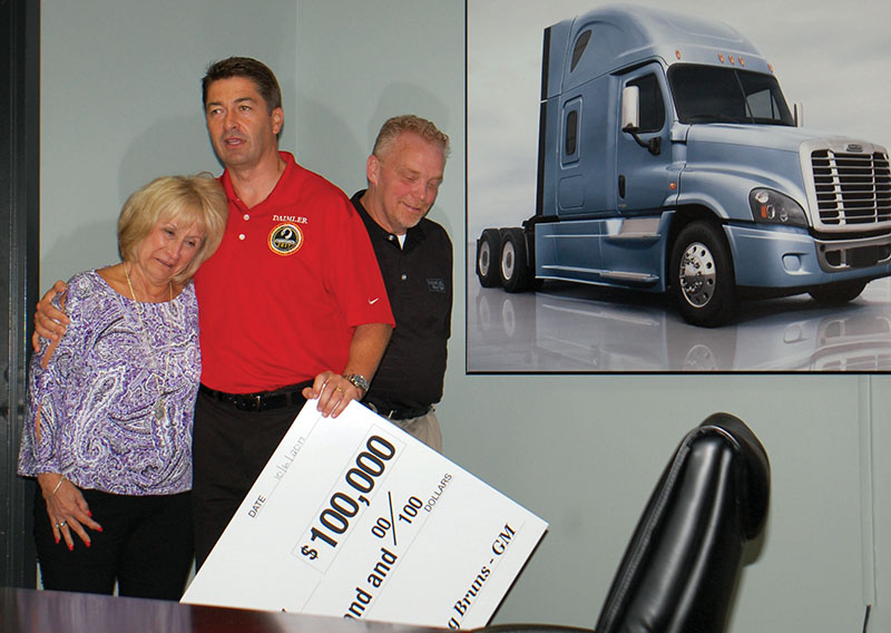 Daimler Trucks' Cleveland plant gives 100,000 contribution to Rowan