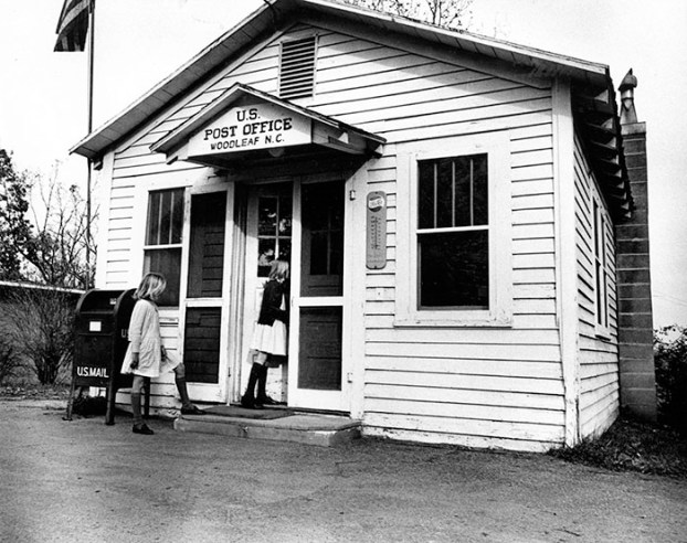 Yesterday Woodleaf's 'picturesque' post office in 1968 Salisbury