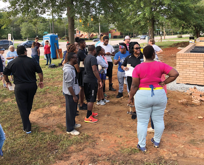 Catawba and Livingstone partner to help build Habitat for Humanity home