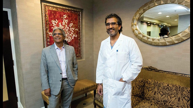 Doctors Ranjan and Sam Roy