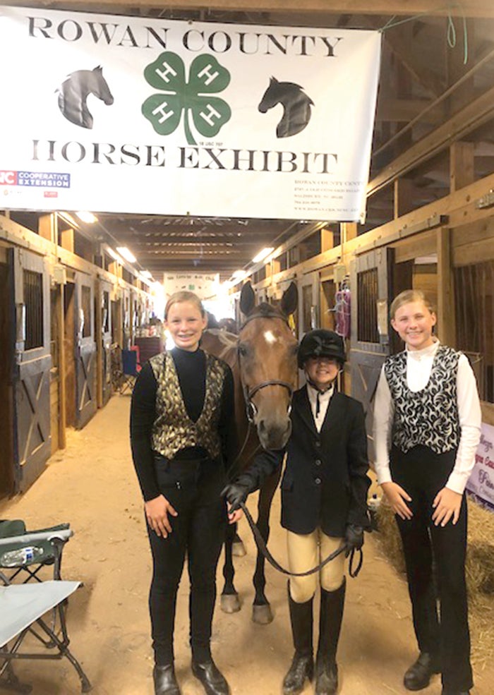 Rowan County 4H’ers participate in state 4H horse show Salisbury
