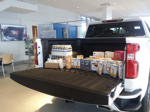 Team Chevrolet Collects Hurricane Relief Items For