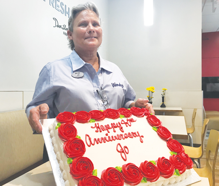 Wendy’s shift manager honored for 40 years of service Salisbury Post