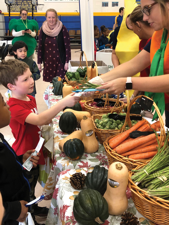 Eat fresh Hurley Elementary students get to 'buy' fresh fruits and