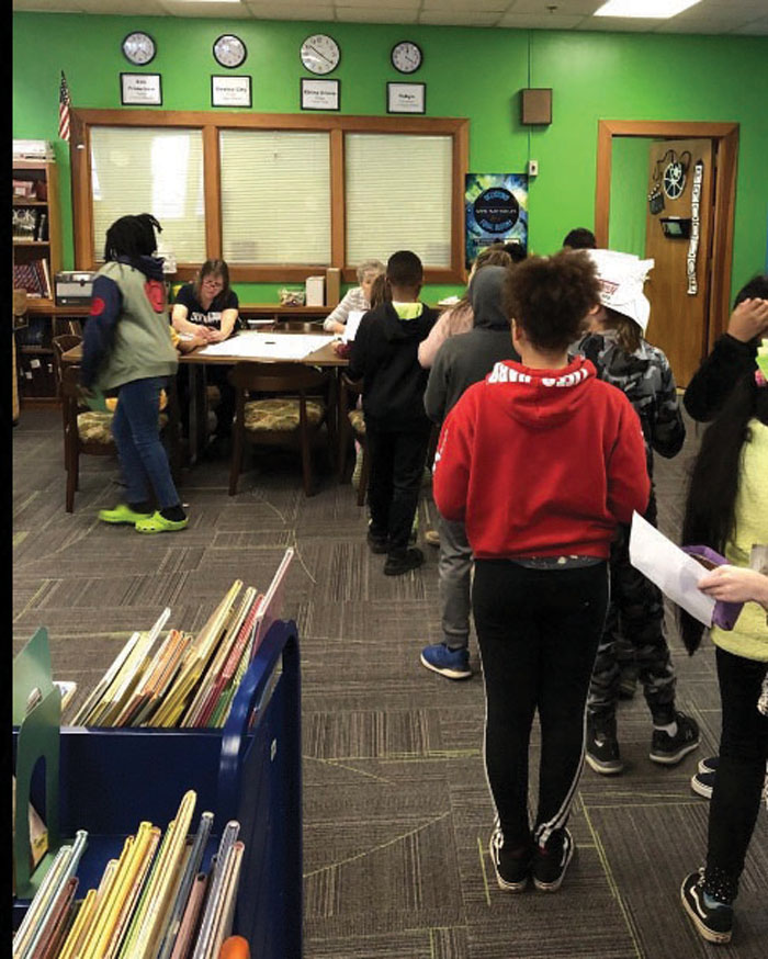 Symphony Ellis Island China Grove Elementary 5th graders are