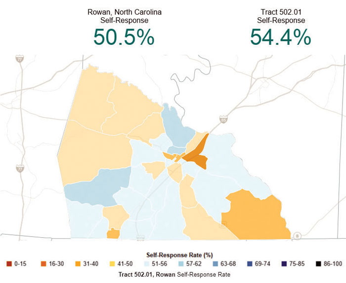 Rowan County hits 50 Census response rate Salisbury Post Salisbury