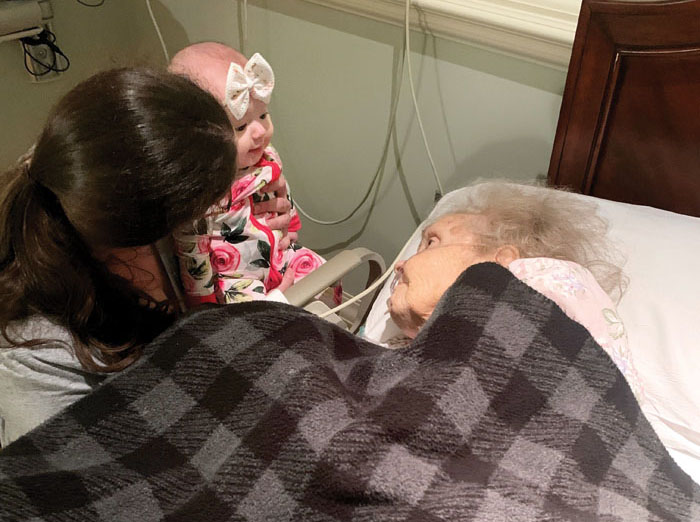 One last blessing. For 20 precious minutes, 89-year-old Barrier met