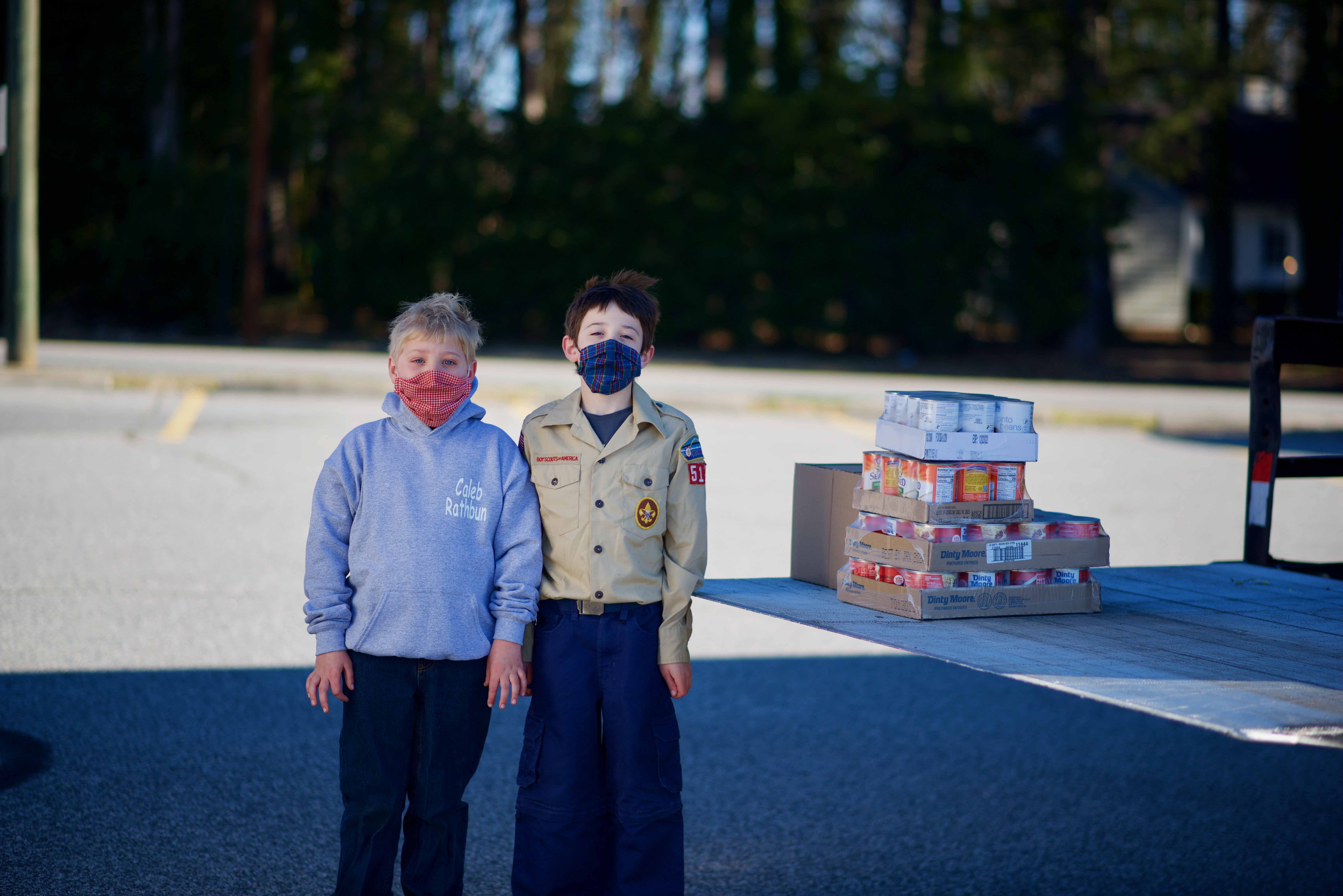 Scouting for Food tradition continues with thousands of pounds ...