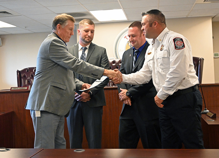 Landis Fire Department receives improved fire ISO rating of 2