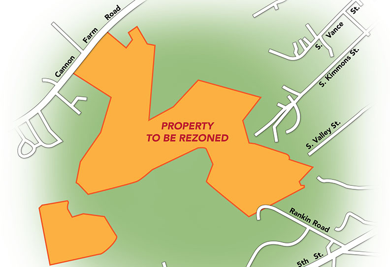 In second try, Landis approves rezoning for future development near