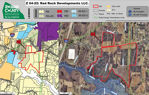 Rowan County Zoning Map Planning Board Votes In Favor Of Rezoning For 380-Acre Industrial Park On  Long Ferry Road - Salisbury Post | Salisbury Post