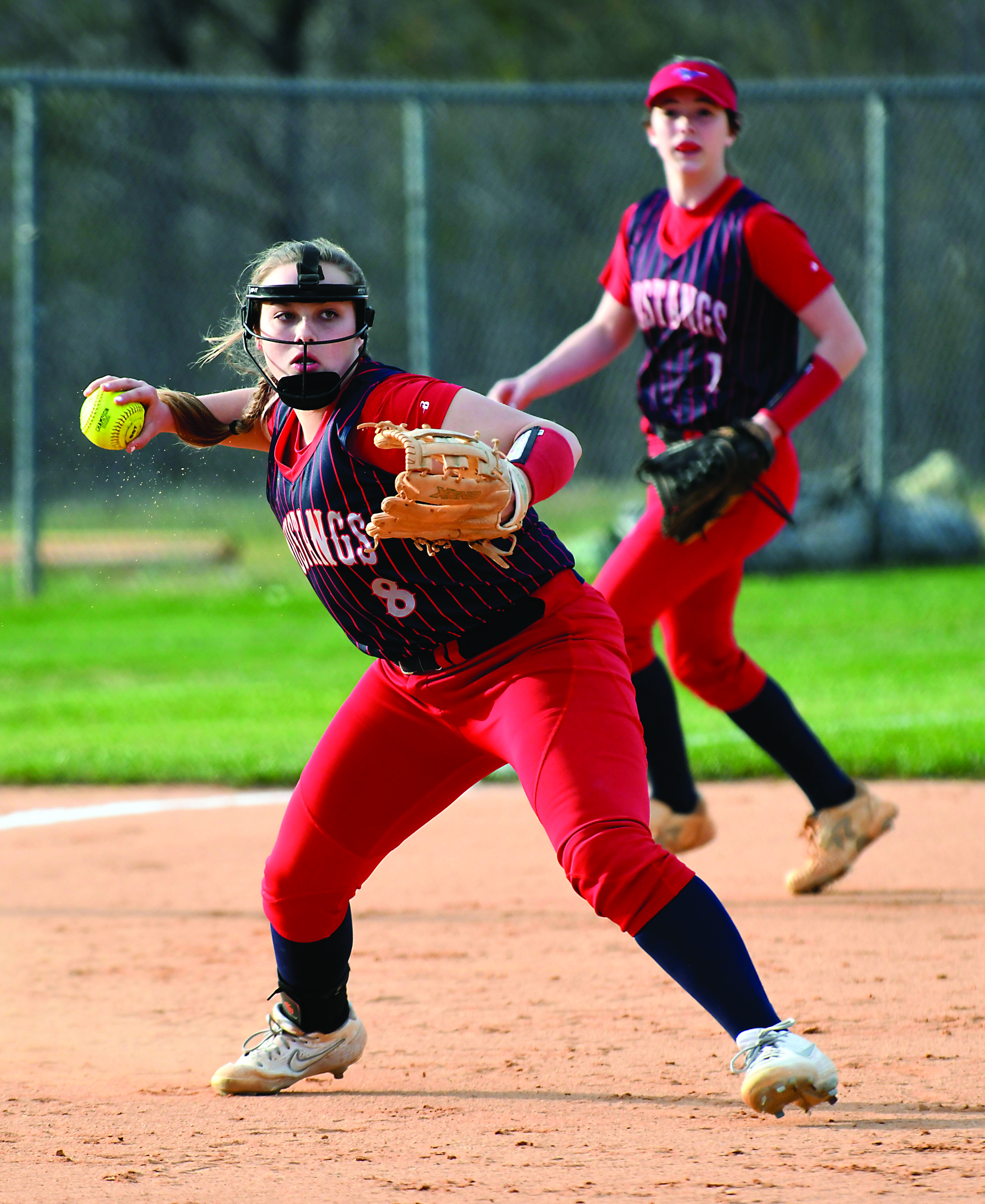 High school softball East wins with 8run inning; Central shuts out