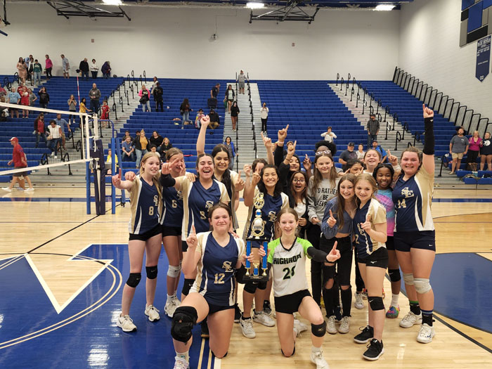 Southeast Middle School volleyball team goes undefeated Salisbury