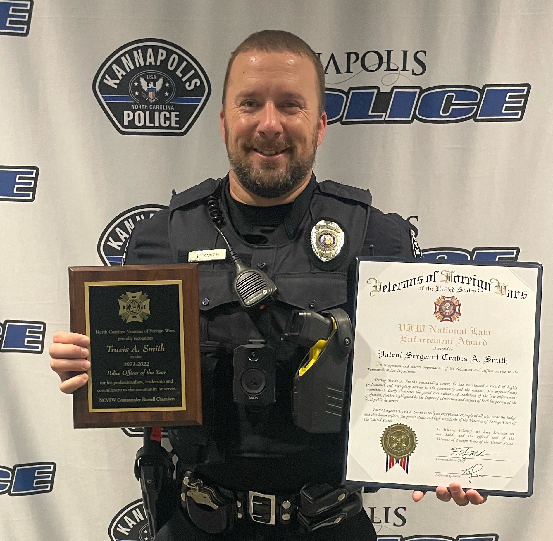 Kannapolis celebrates local officer chosen NC Police Officer of the Year Salisbury Post