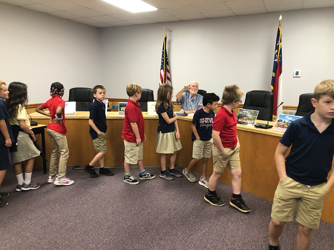 Shive Elementary School class tours Rockwell public services – Salisbury Post