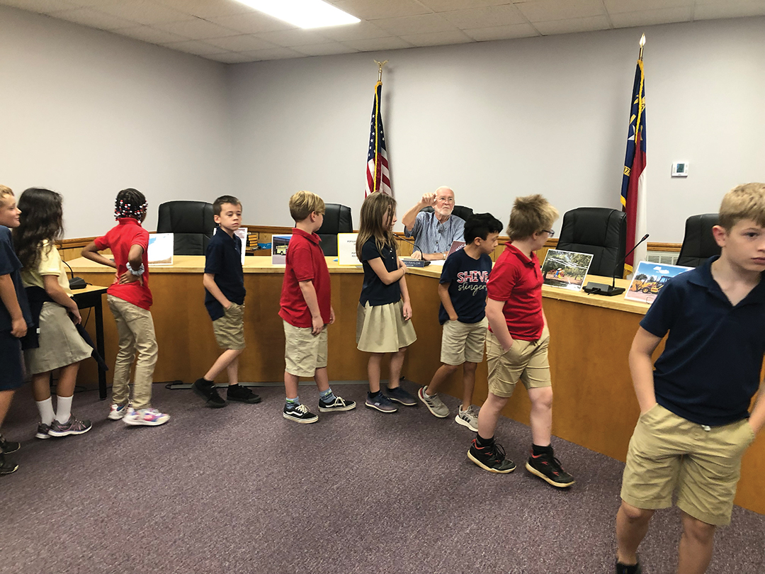 Shive Elementary School class tours Rockwell public services – Salisbury Post