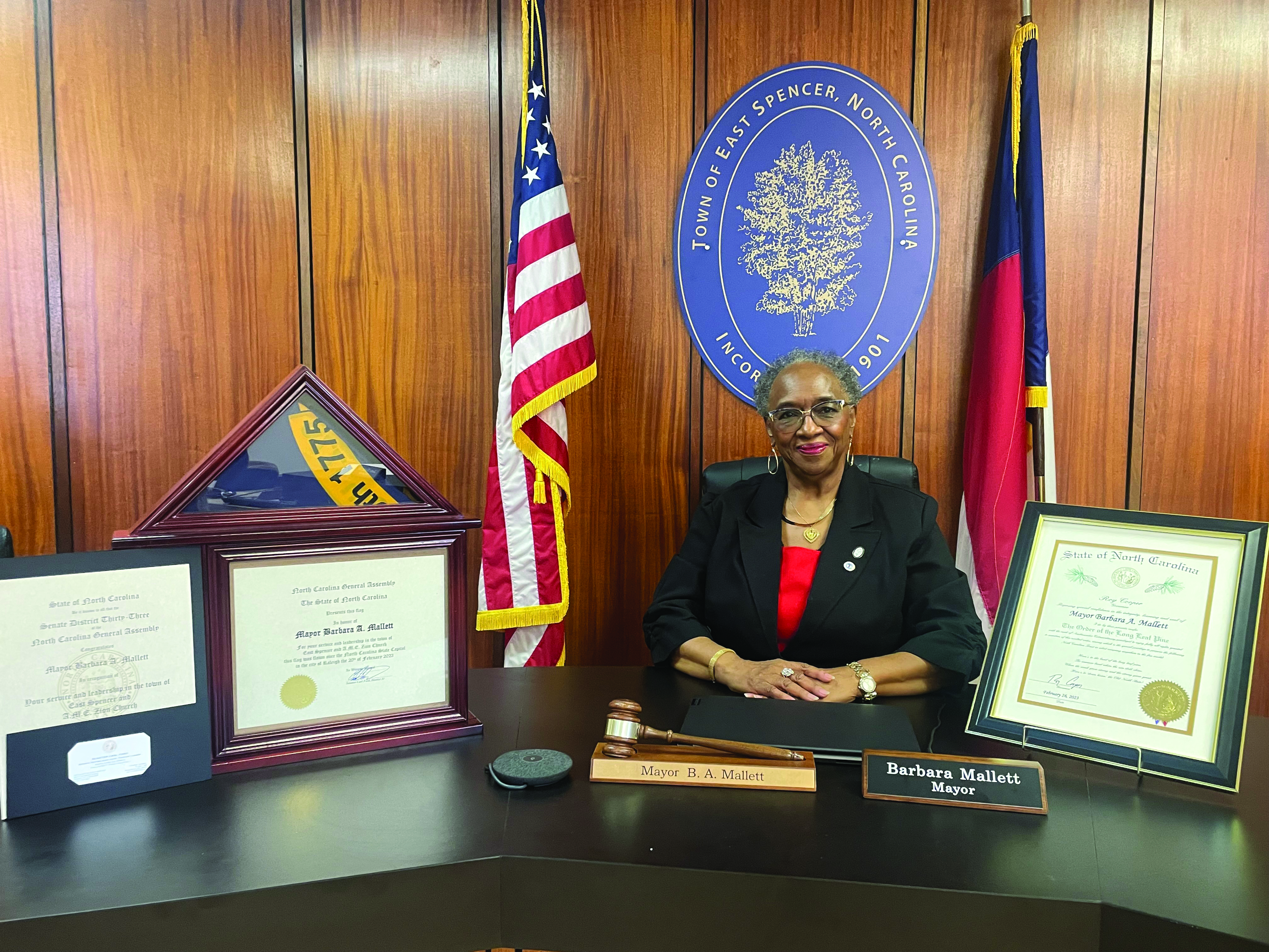 East Spencer mayor receives Order of the Long Leaf Pine Salisbury