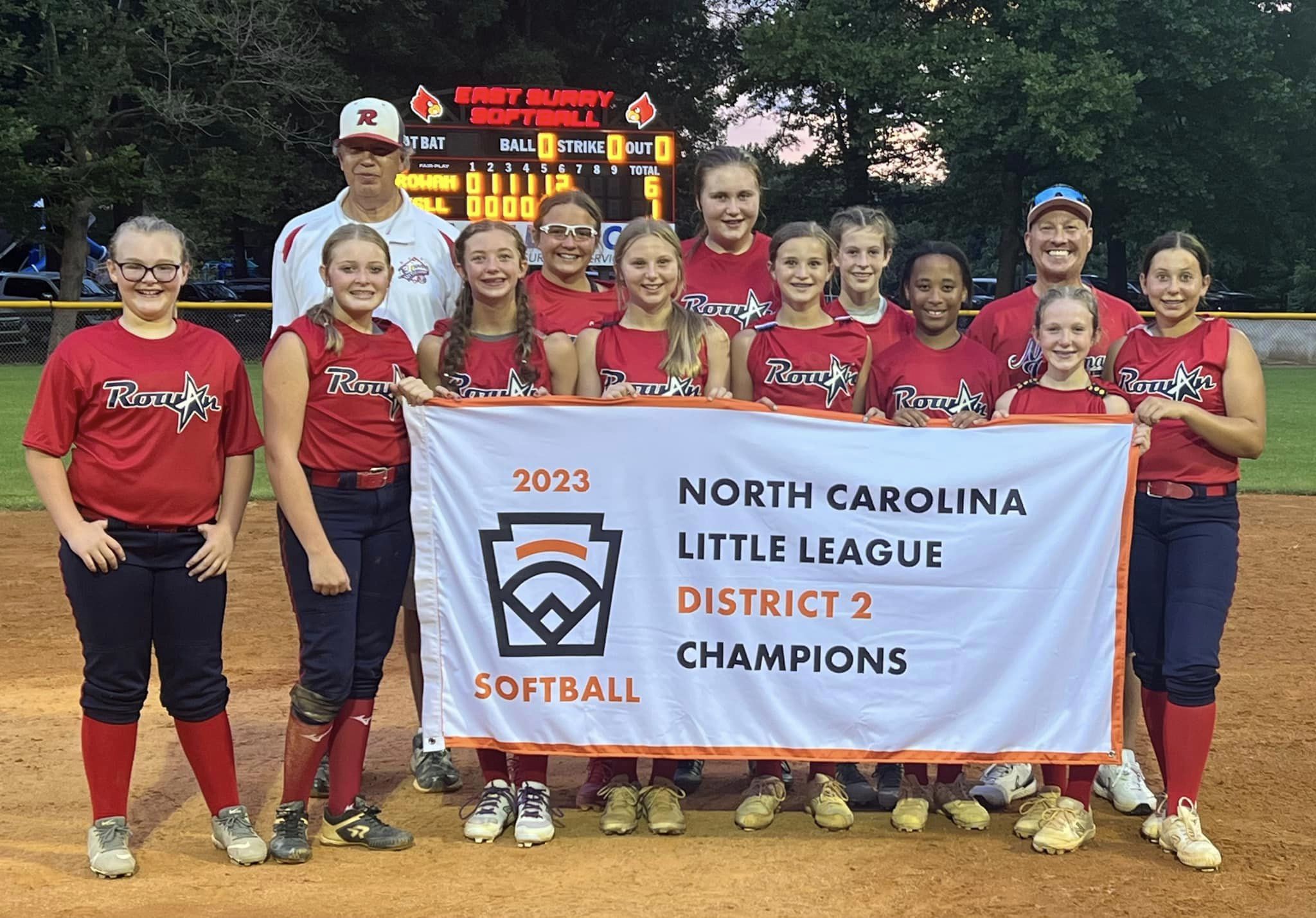 Little League softball Rowan teams start state competition Salisbury