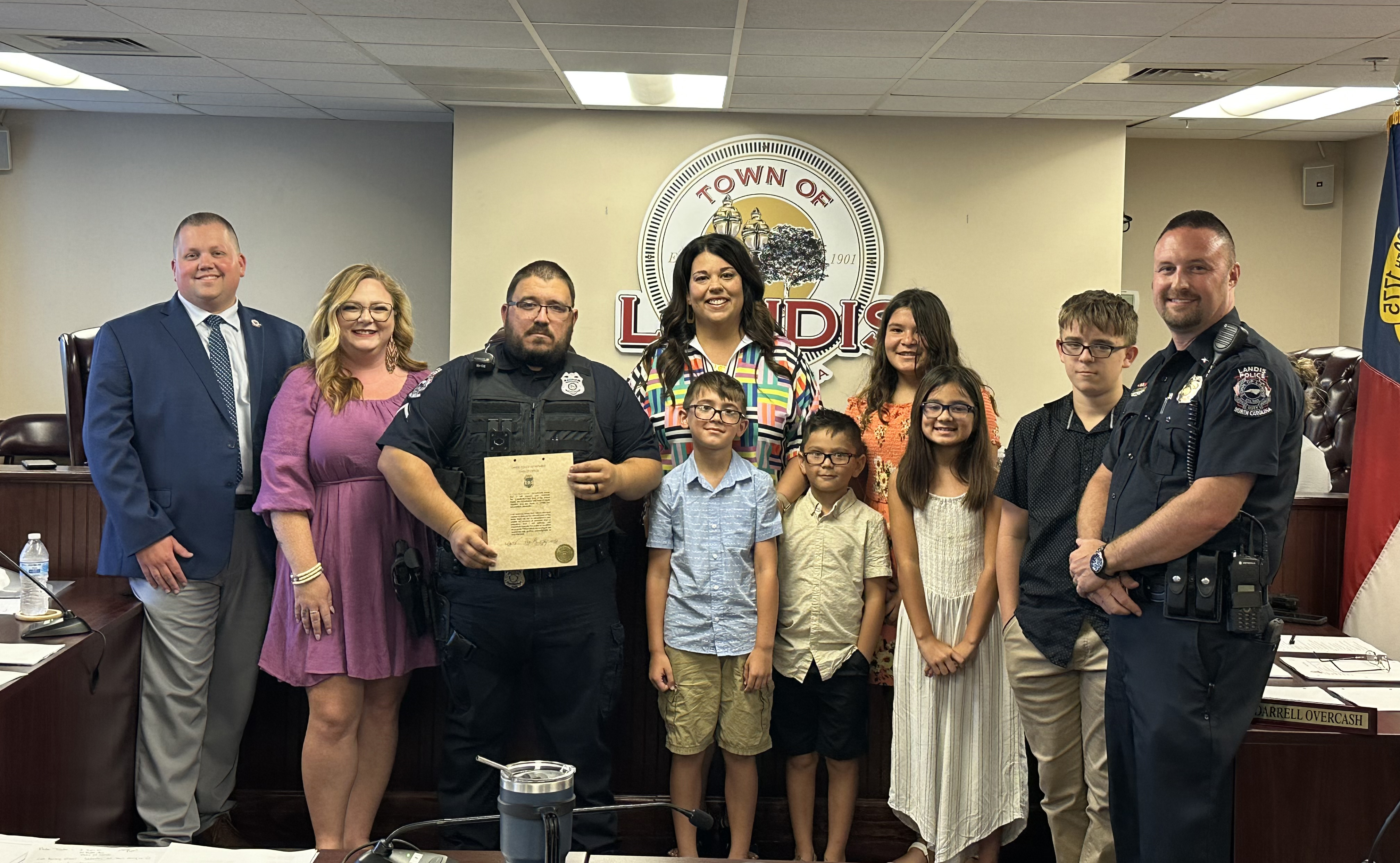 Landis swears in new officers Salisbury Post Salisbury Post
