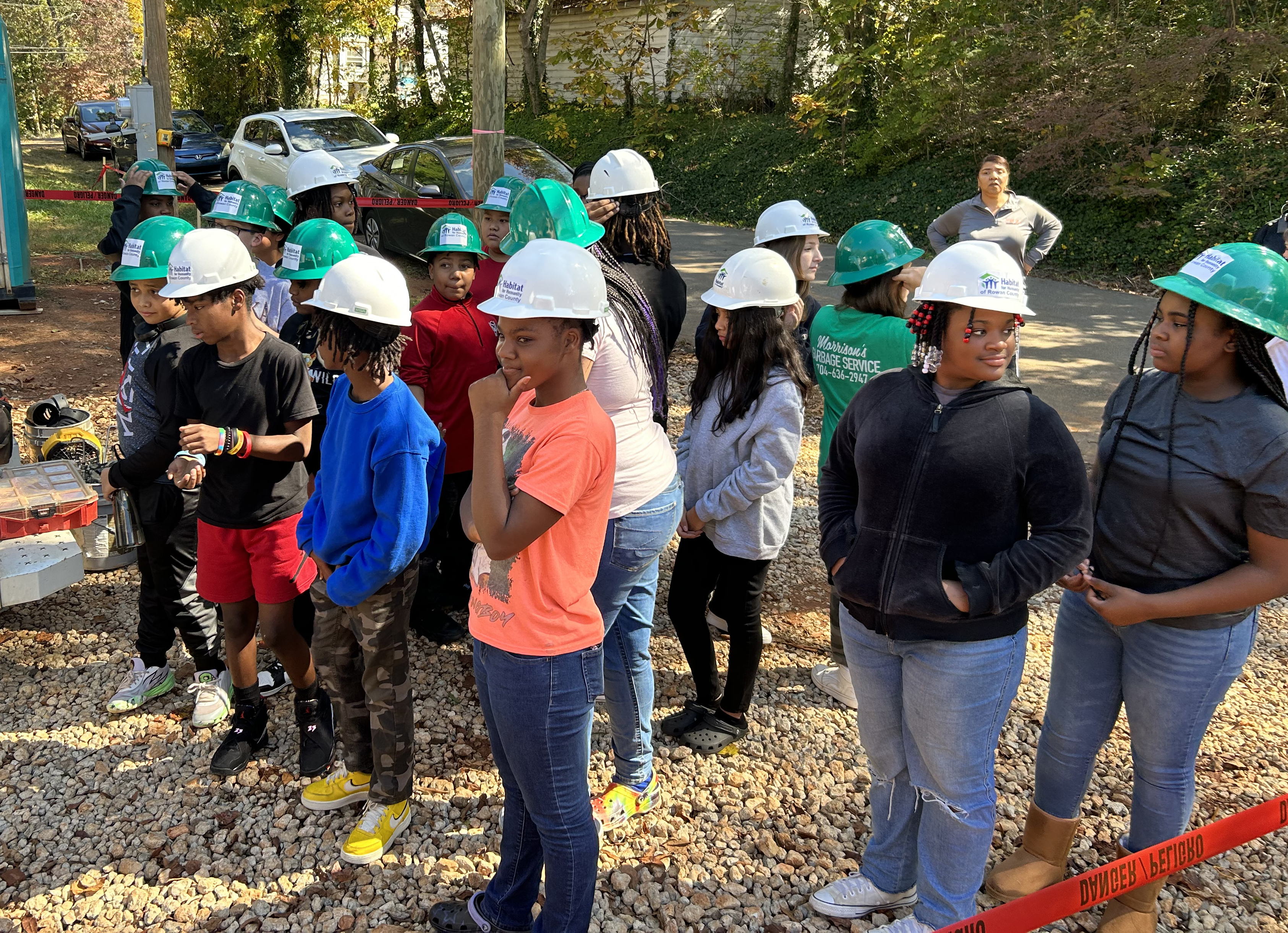 Lending a hand Carson FBLA assists with Habitat for Humanity home