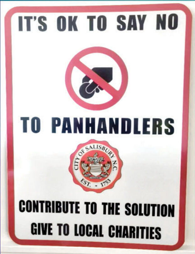 Salisbury provides update on panhandling signage - Salisbury Post ...