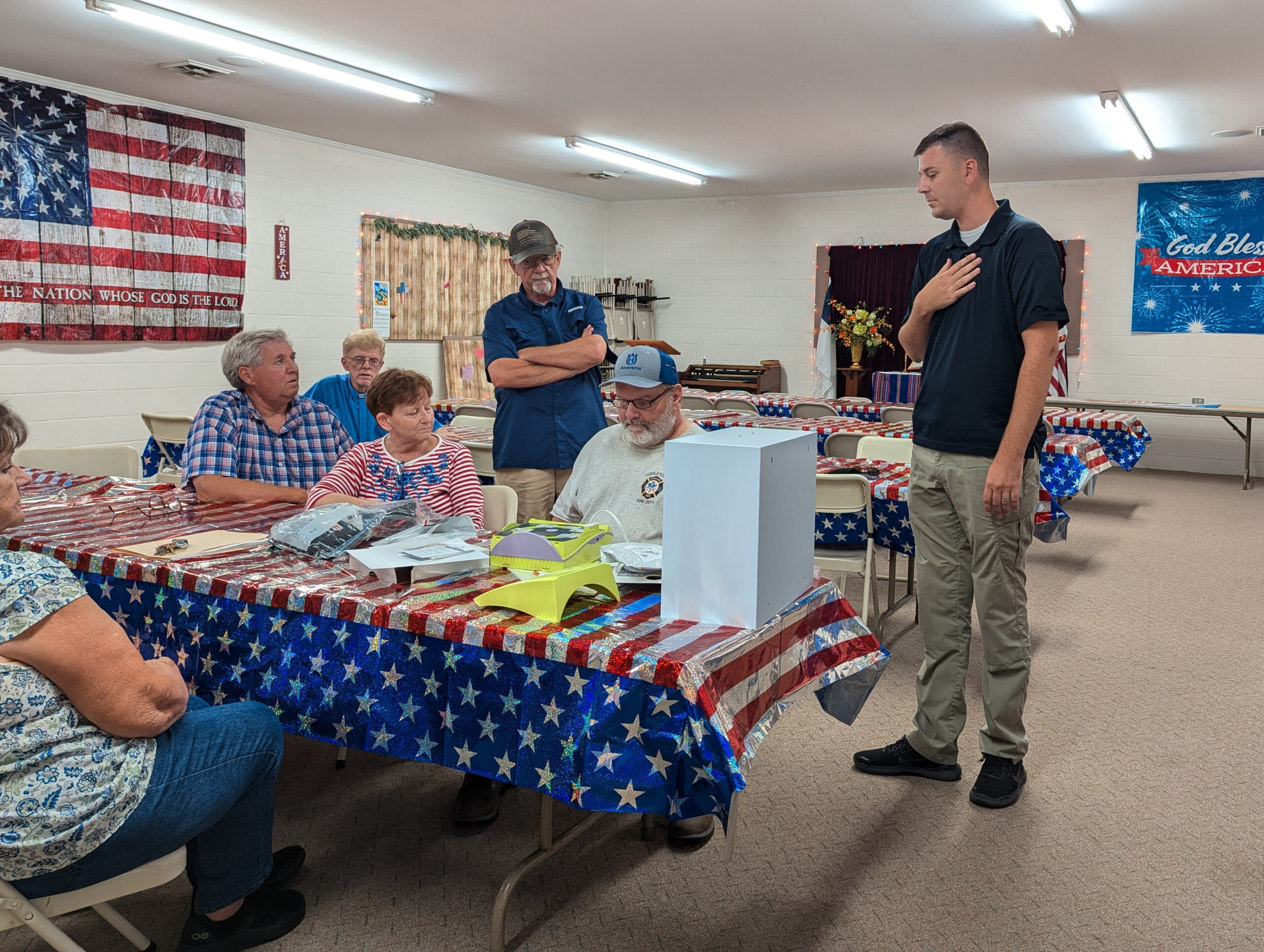 Pooletown Fire Department uses grant to donate AEDs to churches