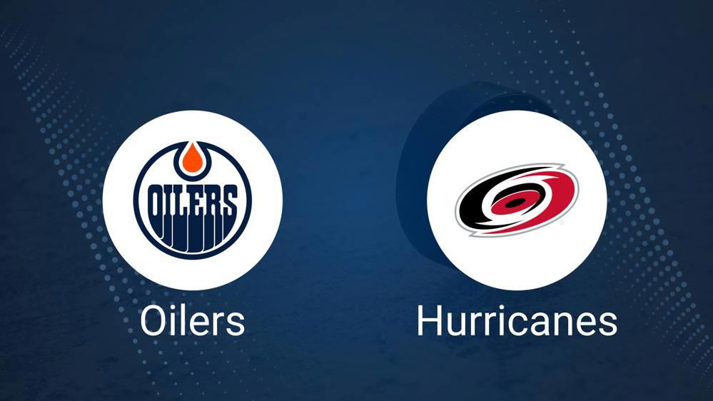 Where to Watch Edmonton Oilers vs. Carolina Hurricanes on TV or