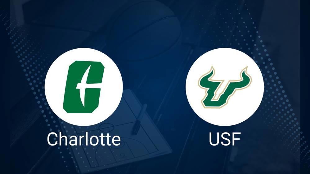 Charlotte vs. South Florida Basketball Tickets Wednesday, January 22